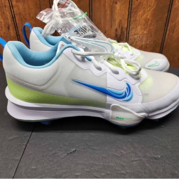 Nike White and Blue Rain Snow Boots with Cushioned Sole main image 4